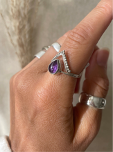 Load image into Gallery viewer, The Amethyst Amulet Ring.