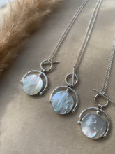Load image into Gallery viewer, NEW Mother Of Pearl Full Moon Necklace.