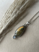Load image into Gallery viewer, NEW The Flame Labradorite & Moonstone Necklace.