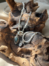 Load image into Gallery viewer, The Labradorite Crystal Bead Necklace