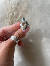 Load image into Gallery viewer, The Diamond Cut Citrine & Blue Topaz Ring.