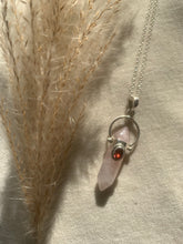 Load image into Gallery viewer, NEW The Eternal Rose & Garnet Necklace.