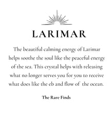 Load image into Gallery viewer, NEW - The Drop of Ocean Necklace - Larimar.