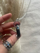 Load image into Gallery viewer, NEW The Black Onyx and Topaz Necklace