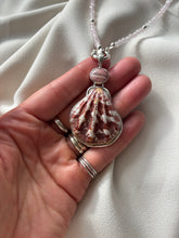 Load image into Gallery viewer, The Rhodochrosite Rose Mermaid Necklace