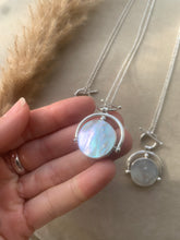 Load image into Gallery viewer, NEW Mother Of Pearl Full Moon Necklace.
