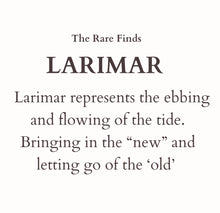 Load image into Gallery viewer, NEW - The Ocean Floor Collection - Larimar and Luna Moonstone Ring size S