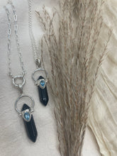 Load image into Gallery viewer, NEW The Black Onyx and Topaz Necklace
