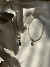 Load image into Gallery viewer, The Labradorite Crystal Bead Necklace