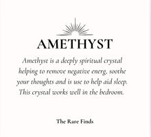 Load image into Gallery viewer, The Amethyst Crystal Bead Necklace