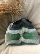 Load image into Gallery viewer, The Green Turquoise Agate Bookends