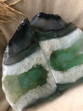 Load image into Gallery viewer, The Green Turquoise Agate Bookends