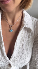 Load image into Gallery viewer, The Larimar Triple Moon Necklace
