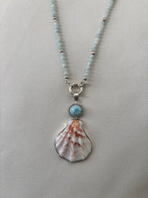 Load image into Gallery viewer, The Larimar Ocean Mermaid Necklace

