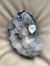 Load image into Gallery viewer, The Shiva Spiral &amp; Larimar Ring
