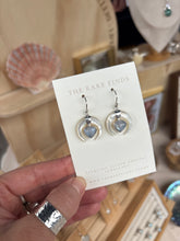 Load image into Gallery viewer, The Halo Mother of Pearl and Moonstone Earrings

