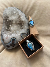 Load image into Gallery viewer, NEW The Lucid Labradorite and Blue Moon Ring
