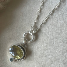 Load image into Gallery viewer, The Lemon &amp; Topaz Portal Necklace.
