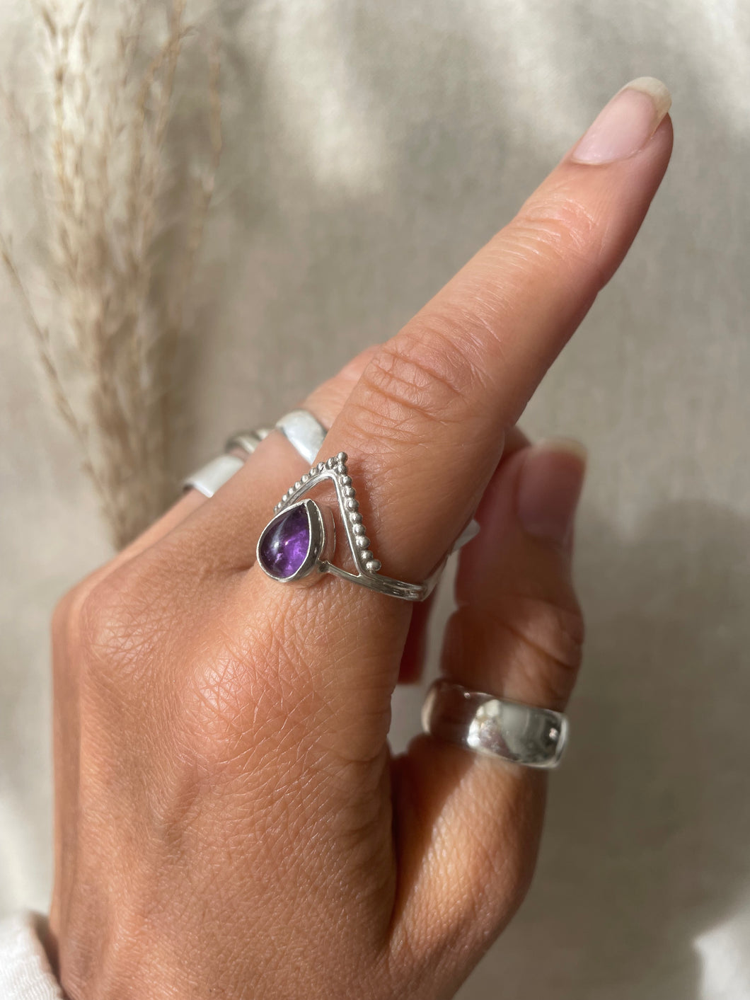 NEW The Amethyst Amulet Ring.