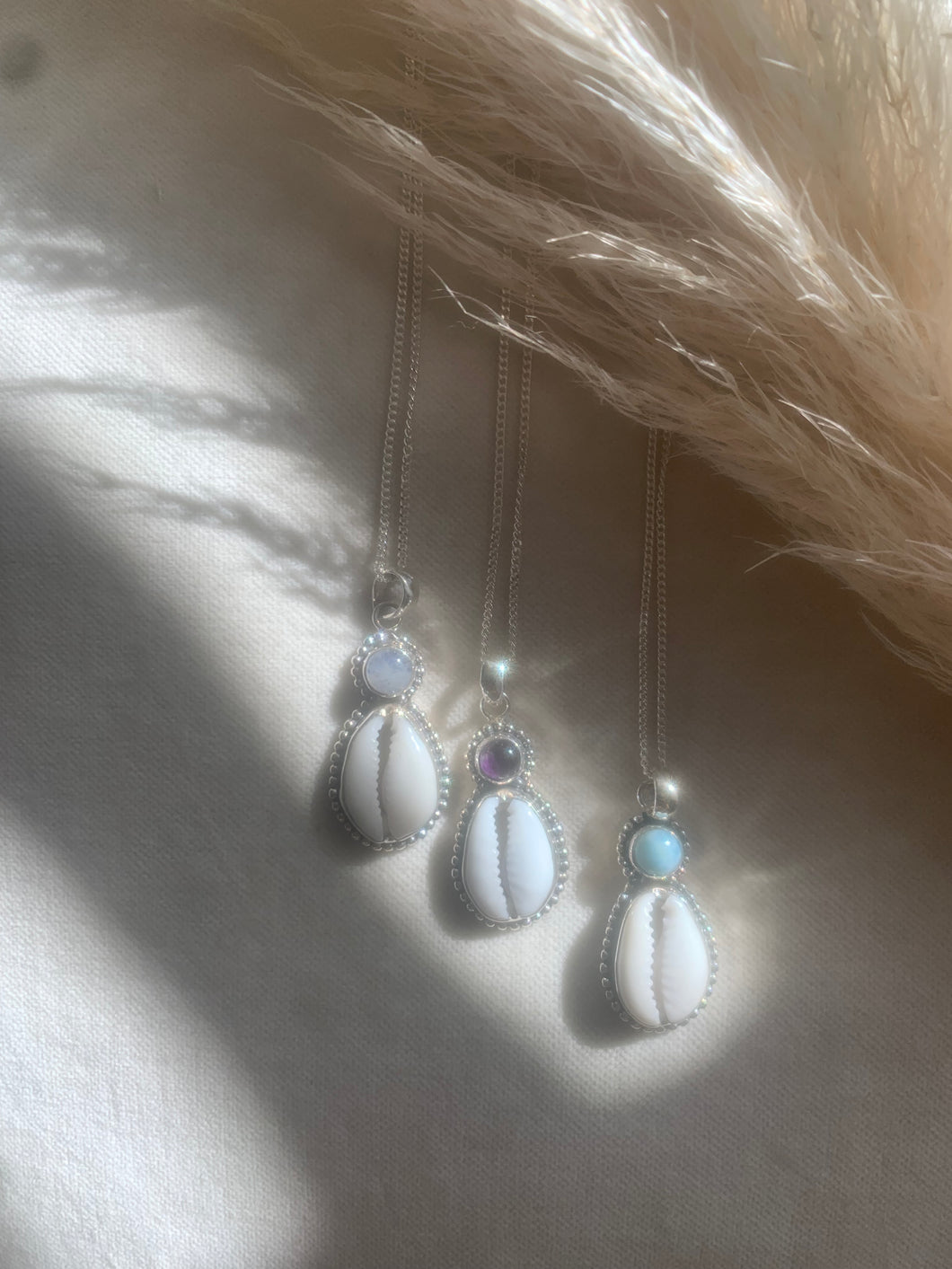 NEW The Crystal Cowrie Necklace. (Pendent only)