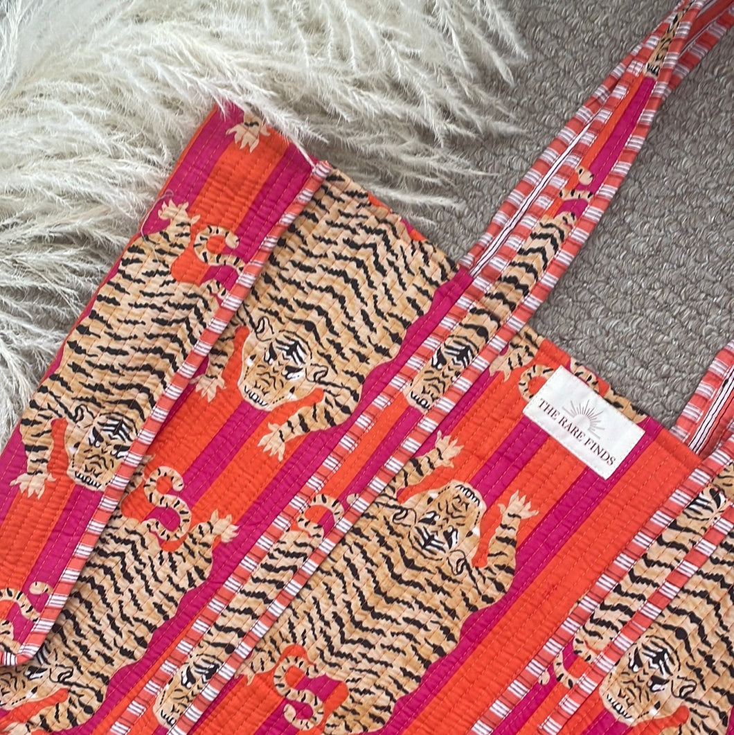 The Orange & Fusha Tote