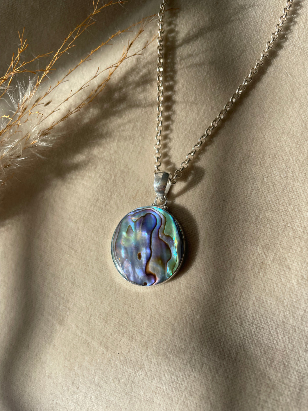 The Abalone Astral Disk Necklace