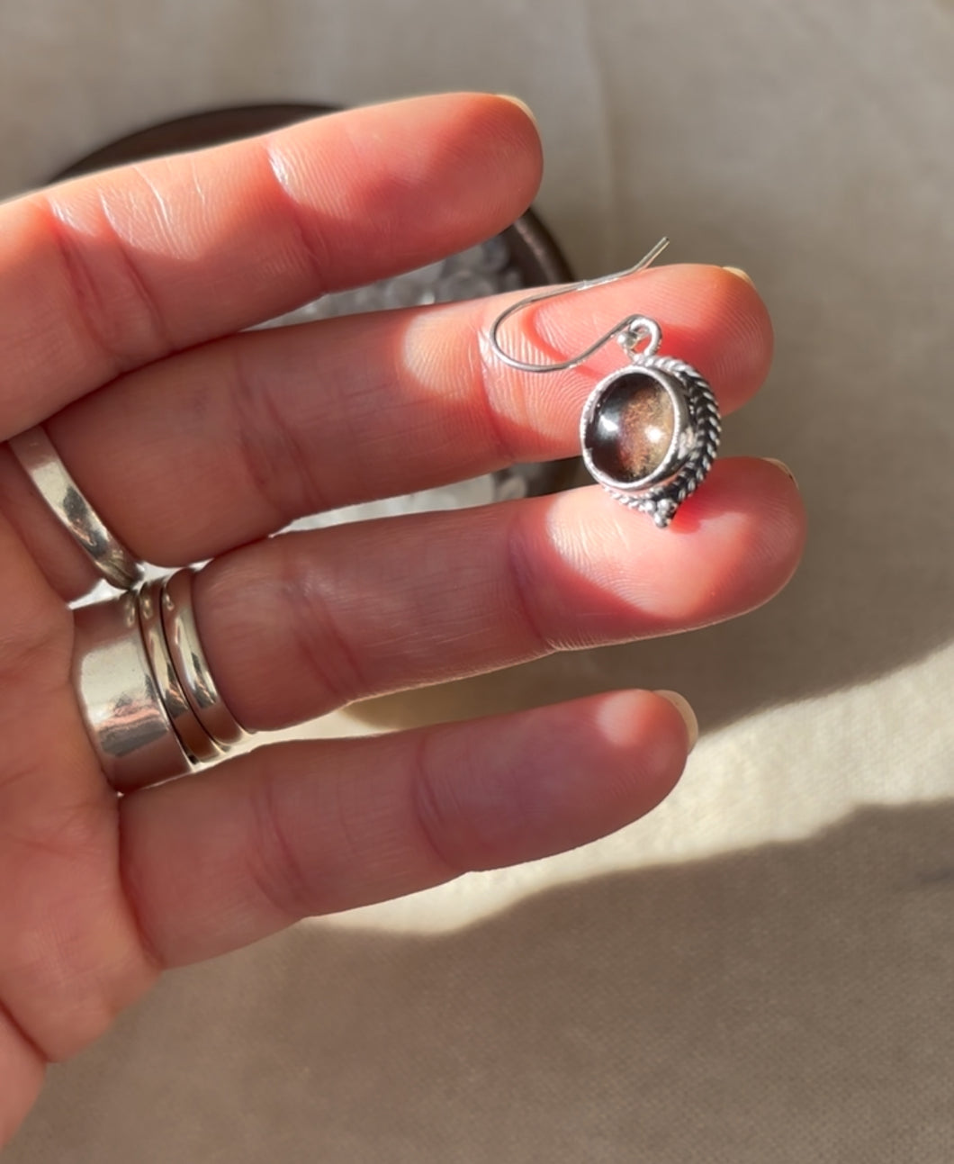 The Serenity Smoky Earrings