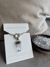 Load image into Gallery viewer, NEW The Pendulum Clear Quartz Necklace.
