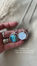 Load image into Gallery viewer, The Light &amp; The Dark Sun dial Necklace.
